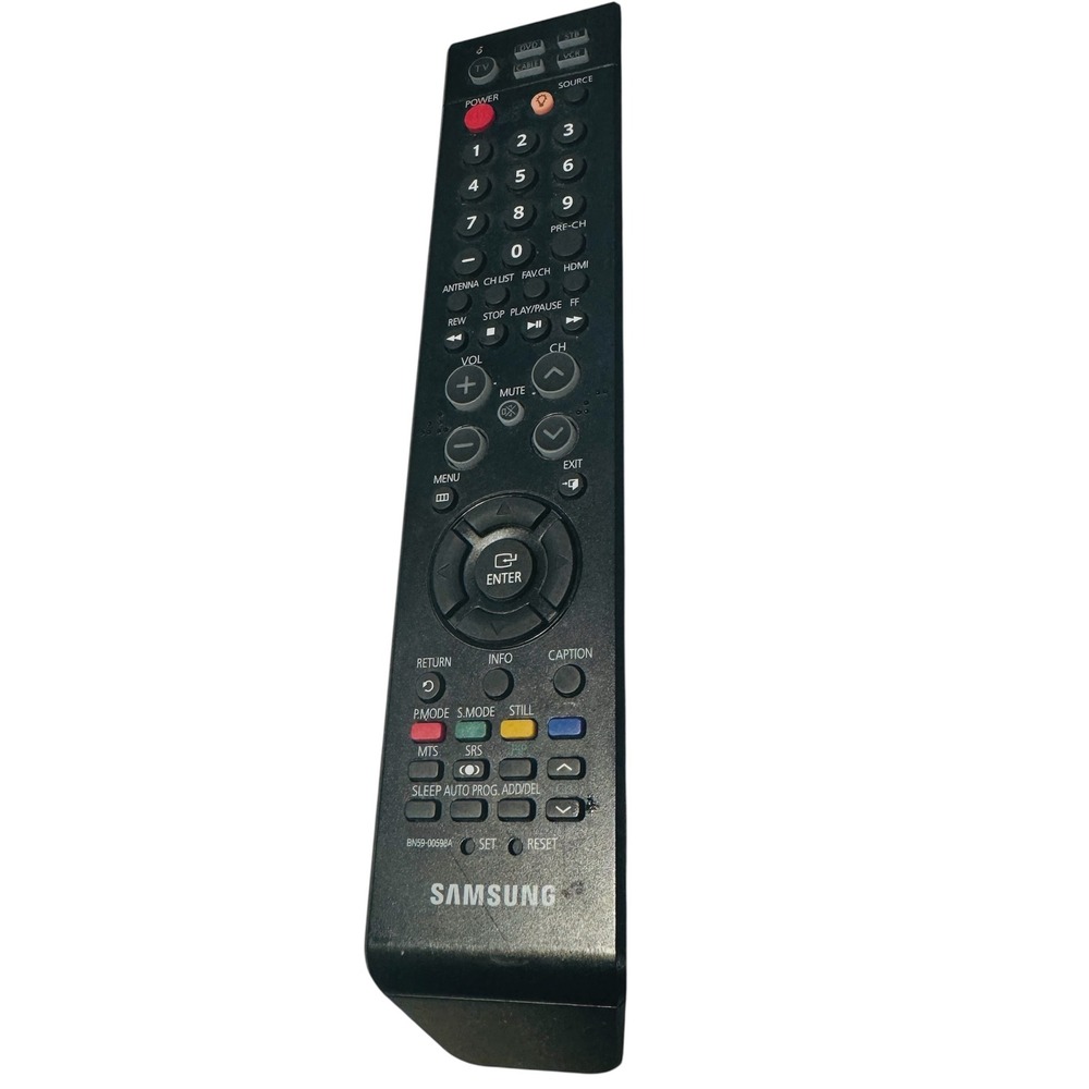 Samsung BN59-00598A TV Remote Control DVD VCR Cable STB Black OEM Controller